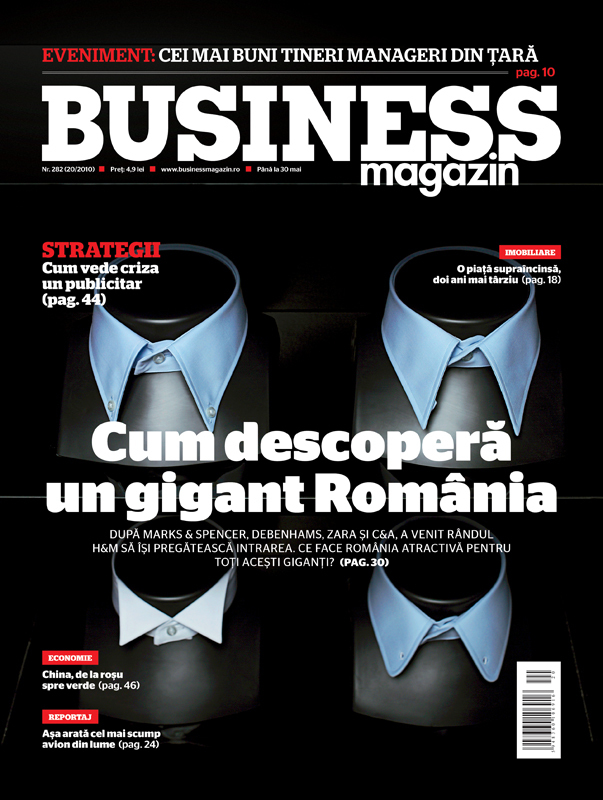 Business Magazin, în 2010 - H&M vine în România. Zeci de mii de clienți invadează magazinele de haine