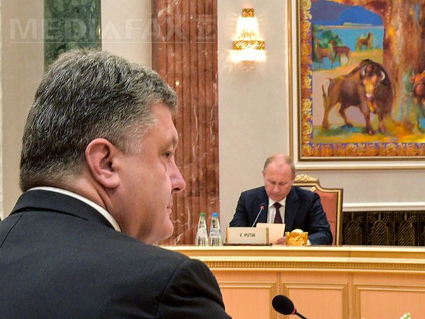 Ucraina: Putin și Poroșenko au ajuns la un acord. Reacția Kremlinului: Nu putem decide un armistițiu