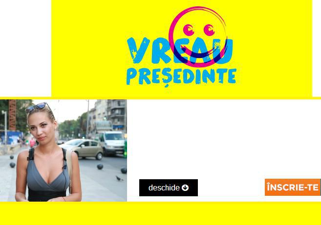 Gândul a lansat campania „Vreau președinte“