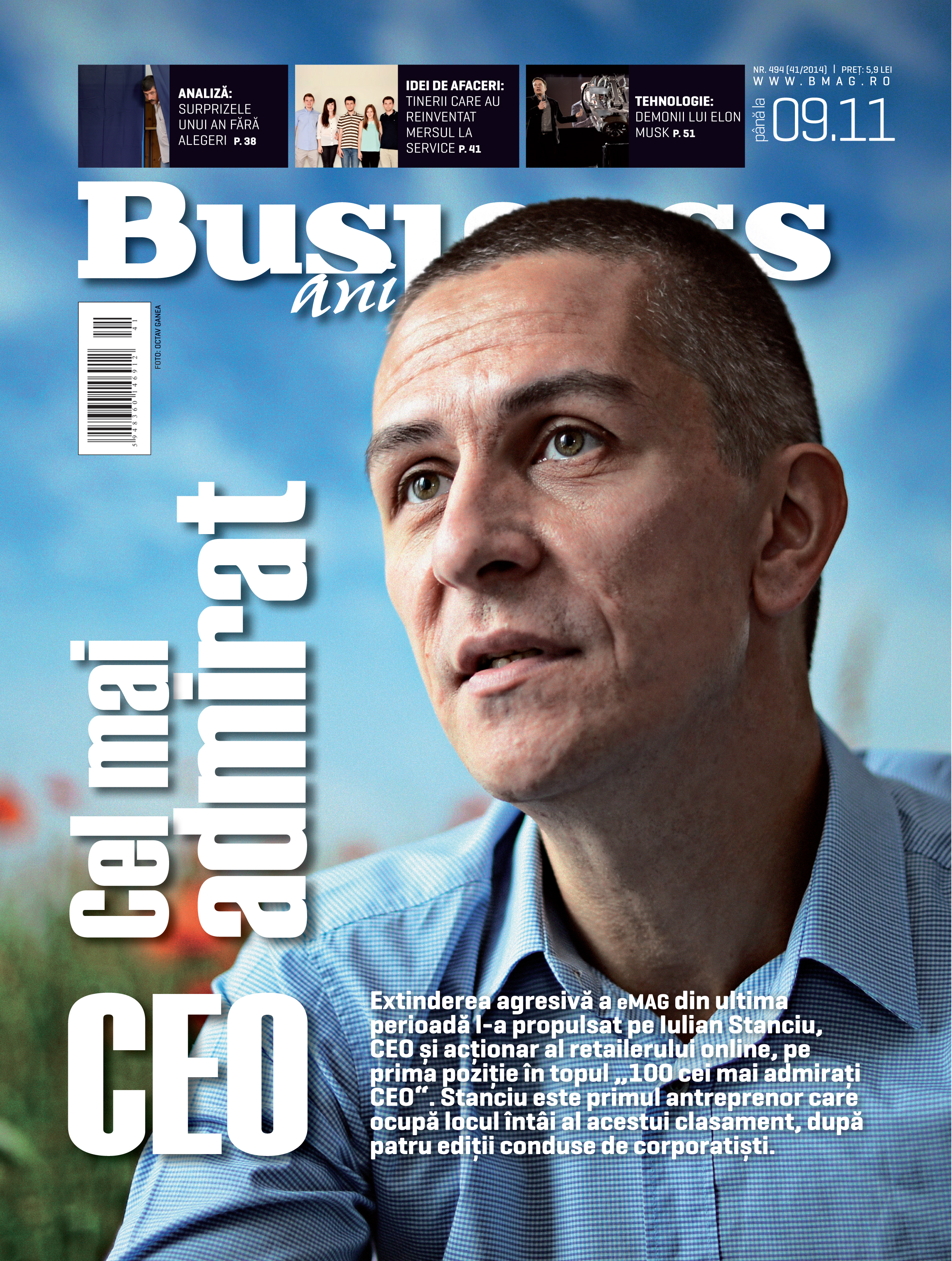 Citește în noul număr Business Magazin din 3 noiembrie 2014