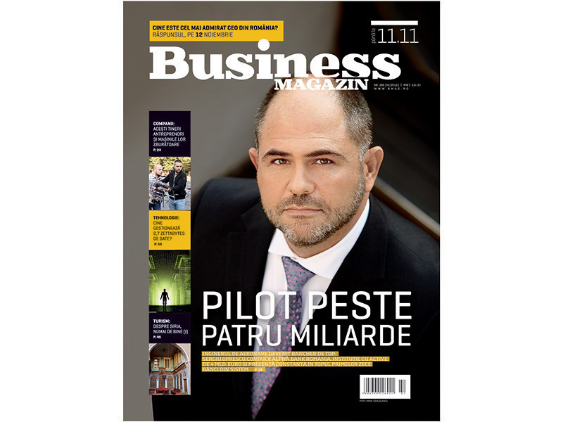 Sergiu Oprescu, bancherul care a fost pe coperta Business Magazin încă din 2007