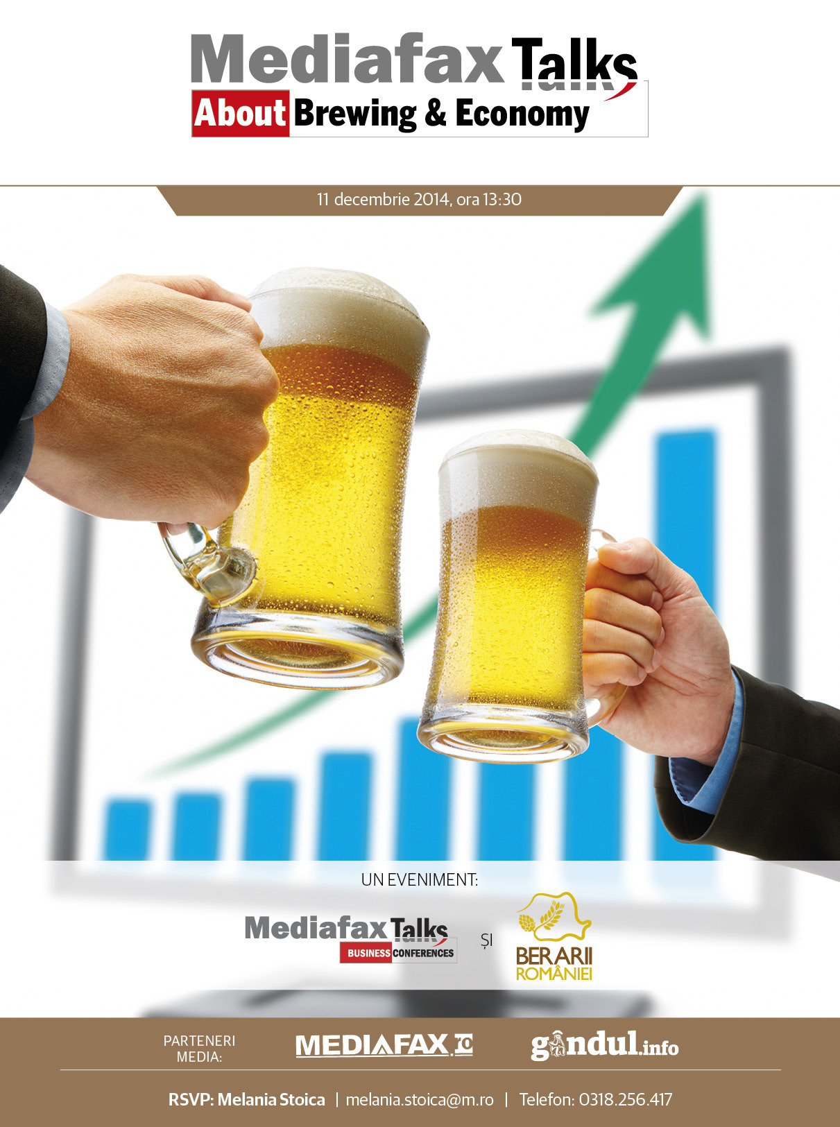 "Mediafax Talks about Brewing and Economy", cu ministrul Agriculturii, alți oficiali și analiști