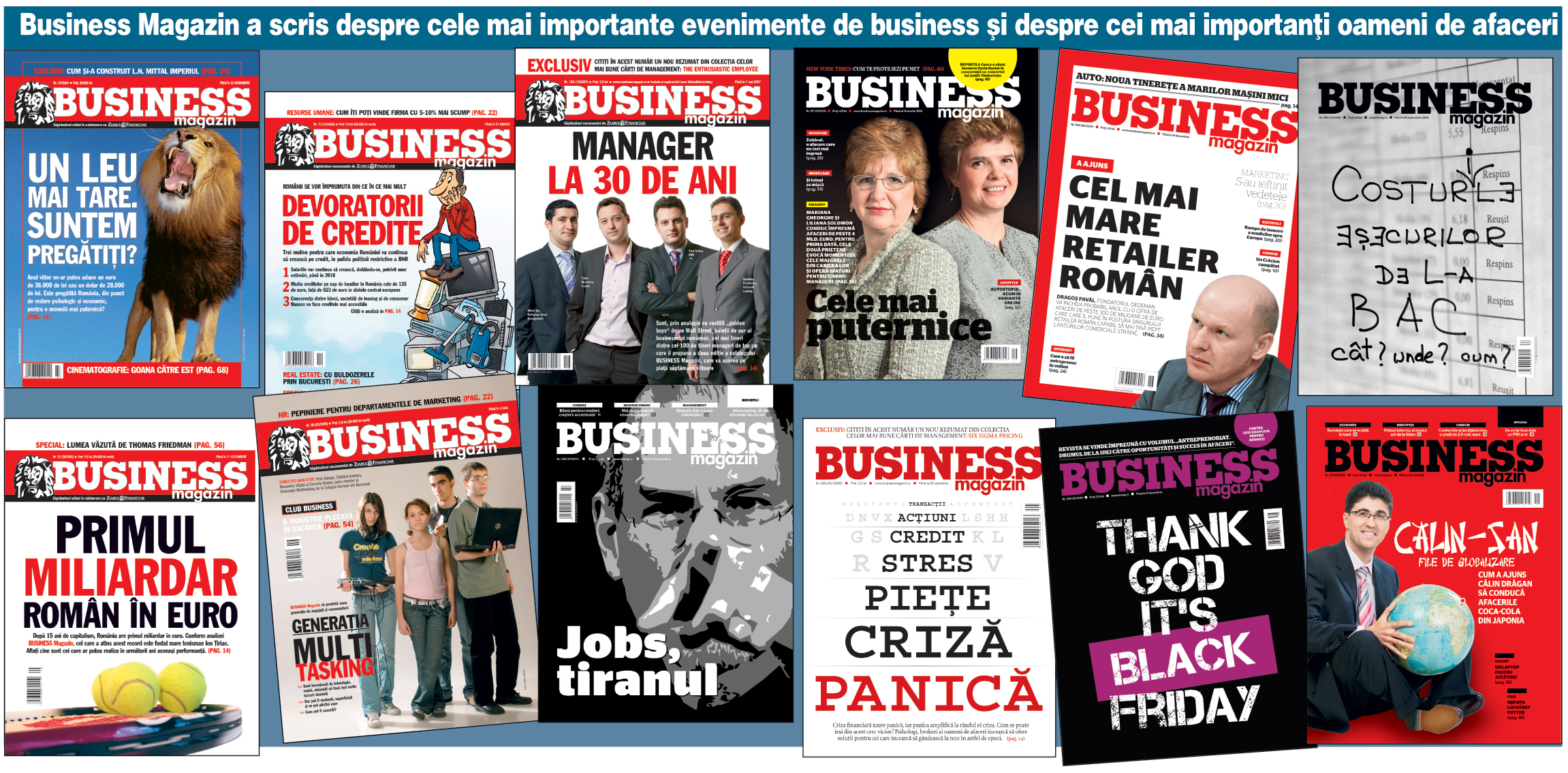2014 a fost unul dintre cei mai plini din istoria de 10 ani a revistei. Cum am marcat un deceniu de Business Magazin