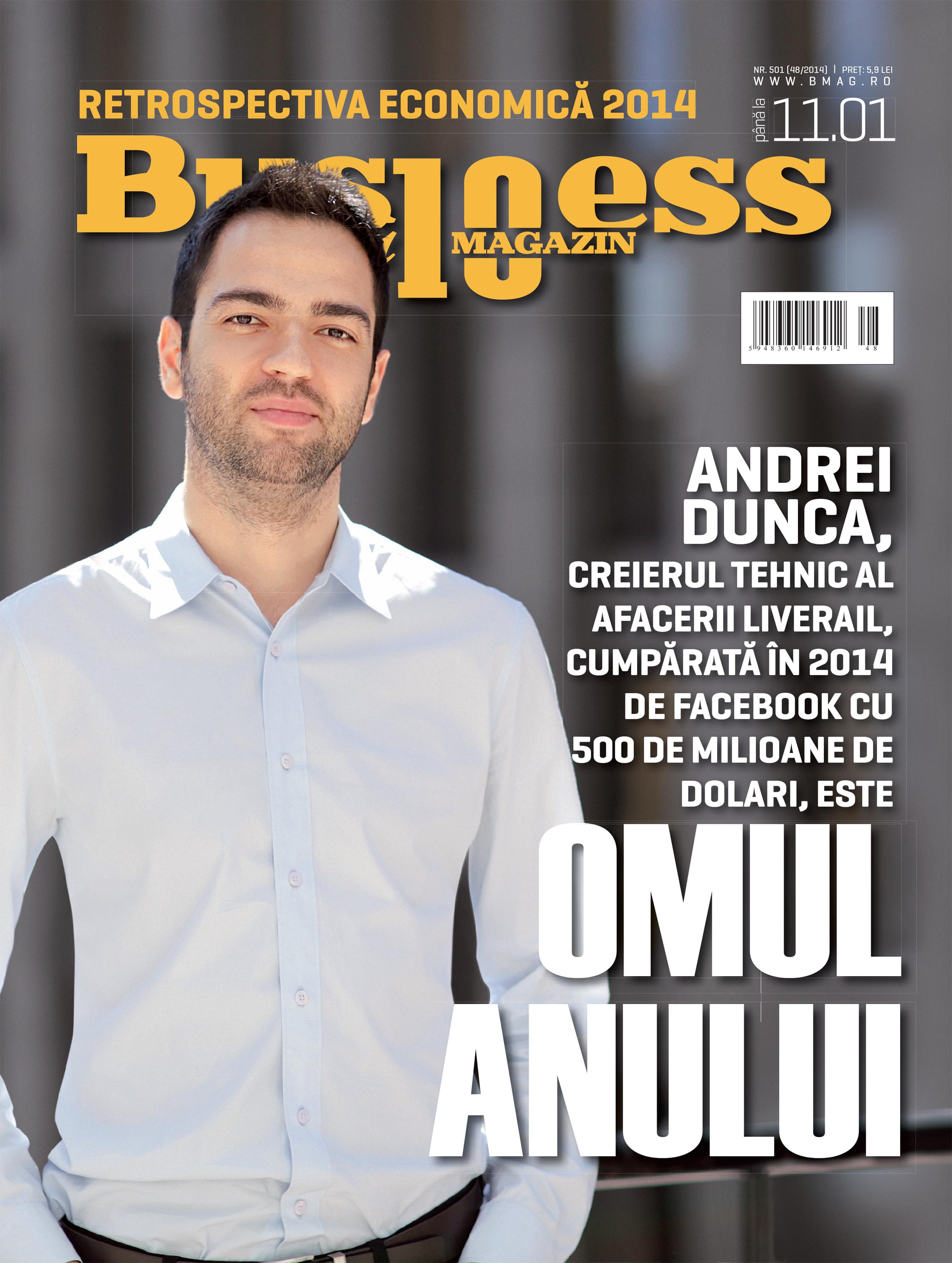 Business Magazin vă prezintă OMUL ANULUI 2014. Povestea lui, în numărul special din 22 decembrie