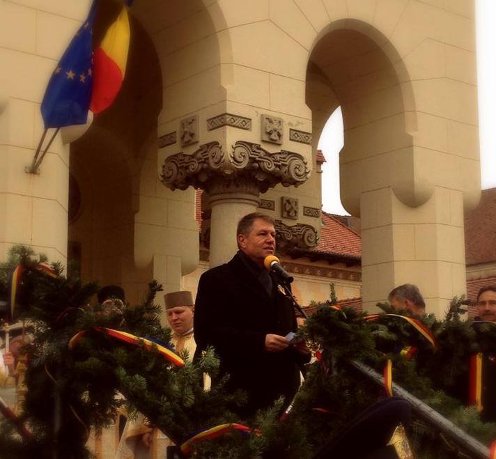 Klaus Iohannis de 1 Decembrie: "Îmi propun să redescoperim împreună ideea de unitate națională"