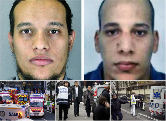 Suspecții din cadrul atentatului de la Charlie Ebdo, frații Kouachi, sunt au luat mai mulți ostatici într-o clădire situată la nord de Paris