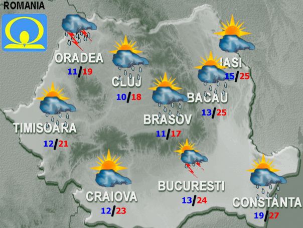 Se schimbă din nou vremea. Prognoza meteo pentru finalul săptămânii