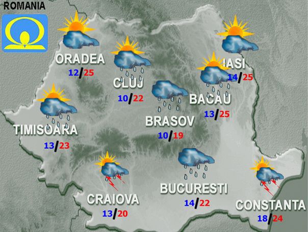 Schimbări de vreme. Prognoza meteo pentru weekend, în țară și la București