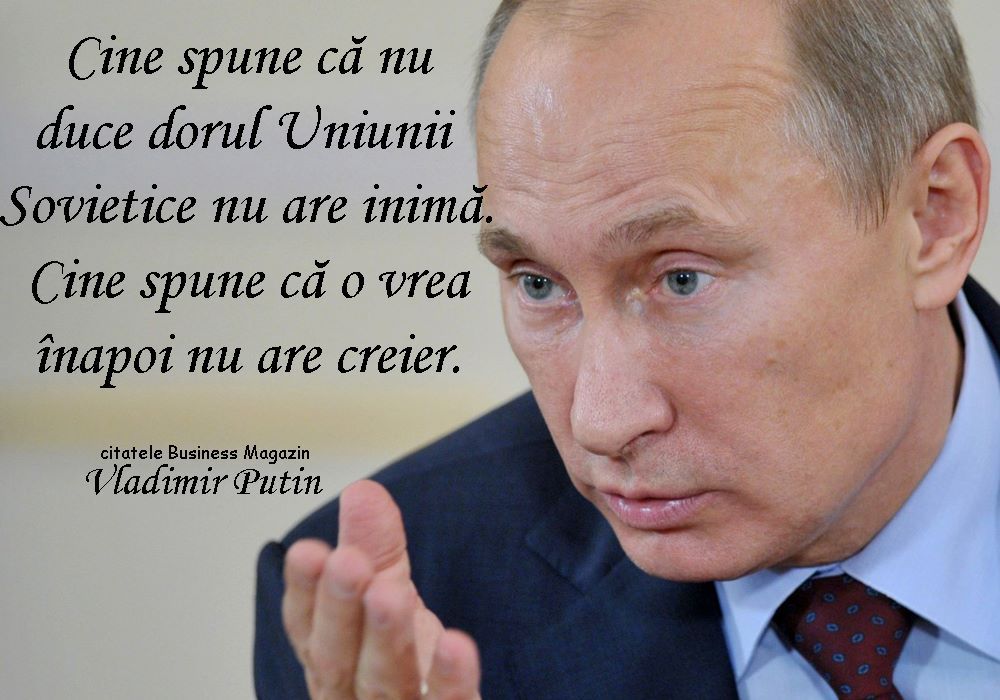 Citatul zilei: Vladimir Putin