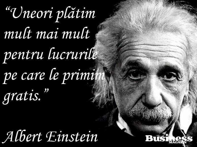 Citatul zilei: Albert Einstein