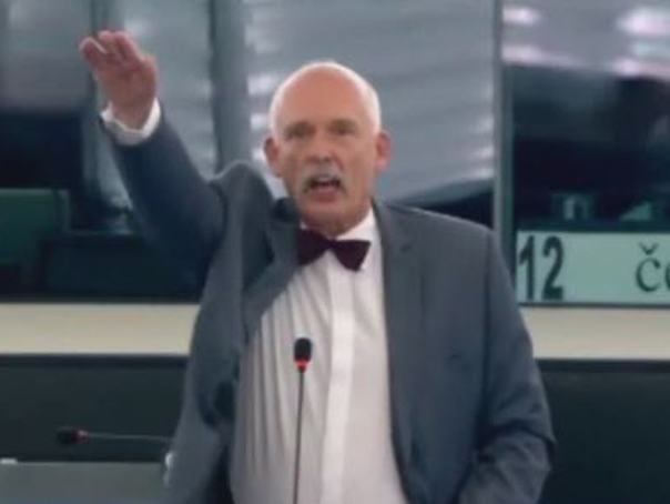 Gest incredibil în Parlamentul European! Un eurodeputat a salutat în stil nazist