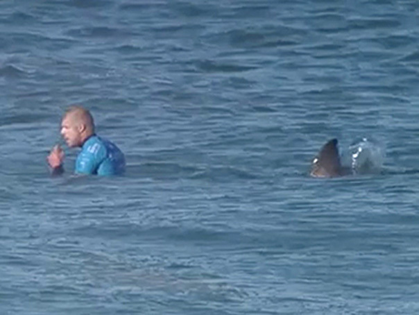 Imagini SPECTACULOASE surprinse în direct: Un surfer se luptă să se salveze după ce este atacat de doi RECHINI - VIDEO