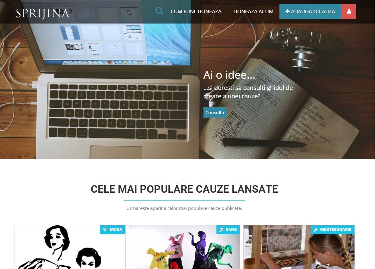 O nouă platformă de crowdfunding se lansează în România