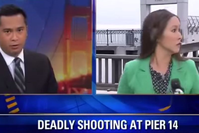 Momente incredibile în direct la TV: ce a pățit o reporteriță când prezentatorul i-a dat legătura. „Nu îmi vine să cred că se întâmplă asta”