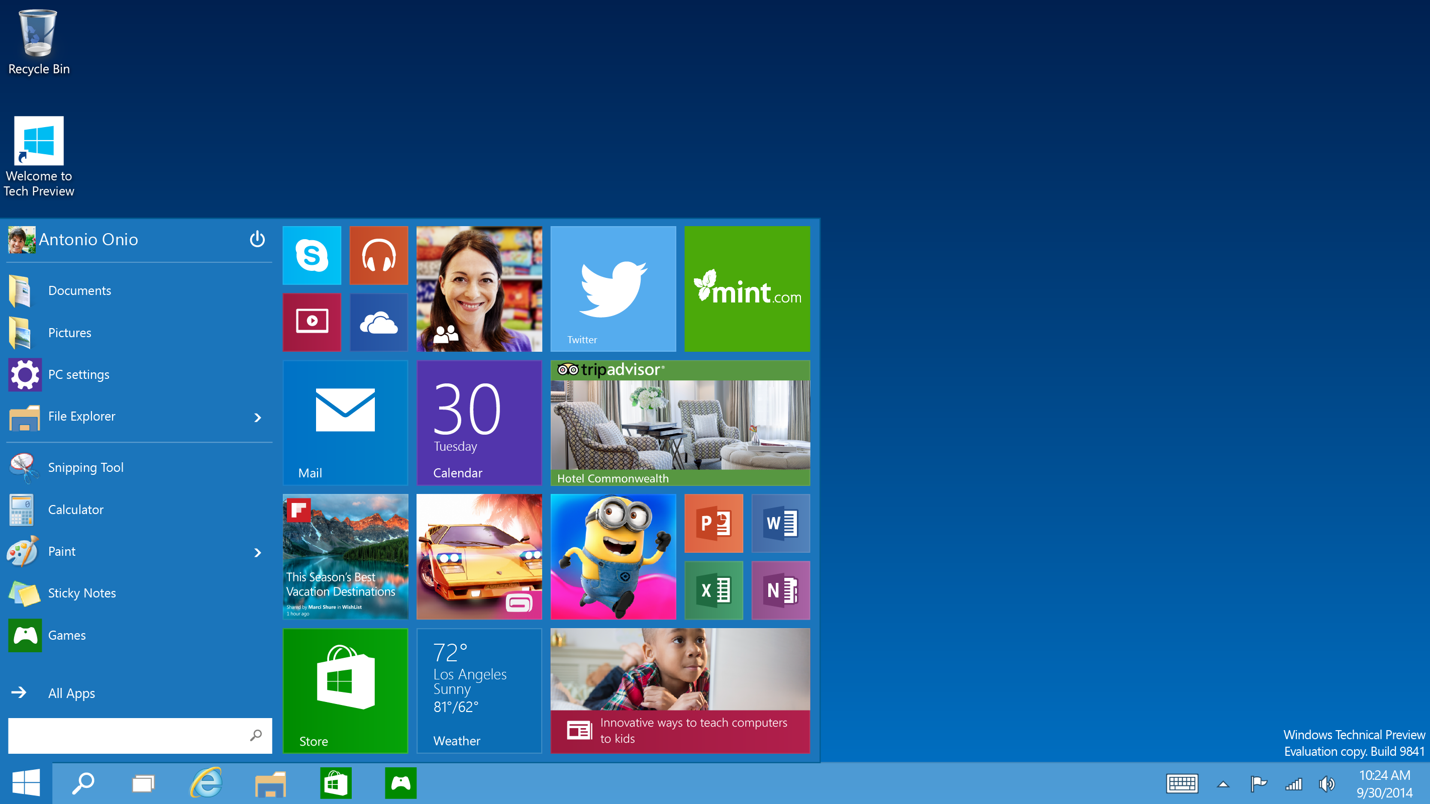 Astăzi s-a lansat noul Windows