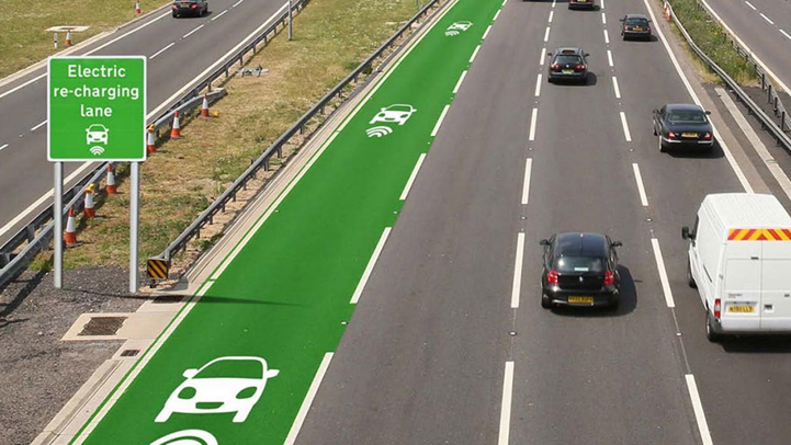 Autostrada care încarcă wireless mașinile electrice