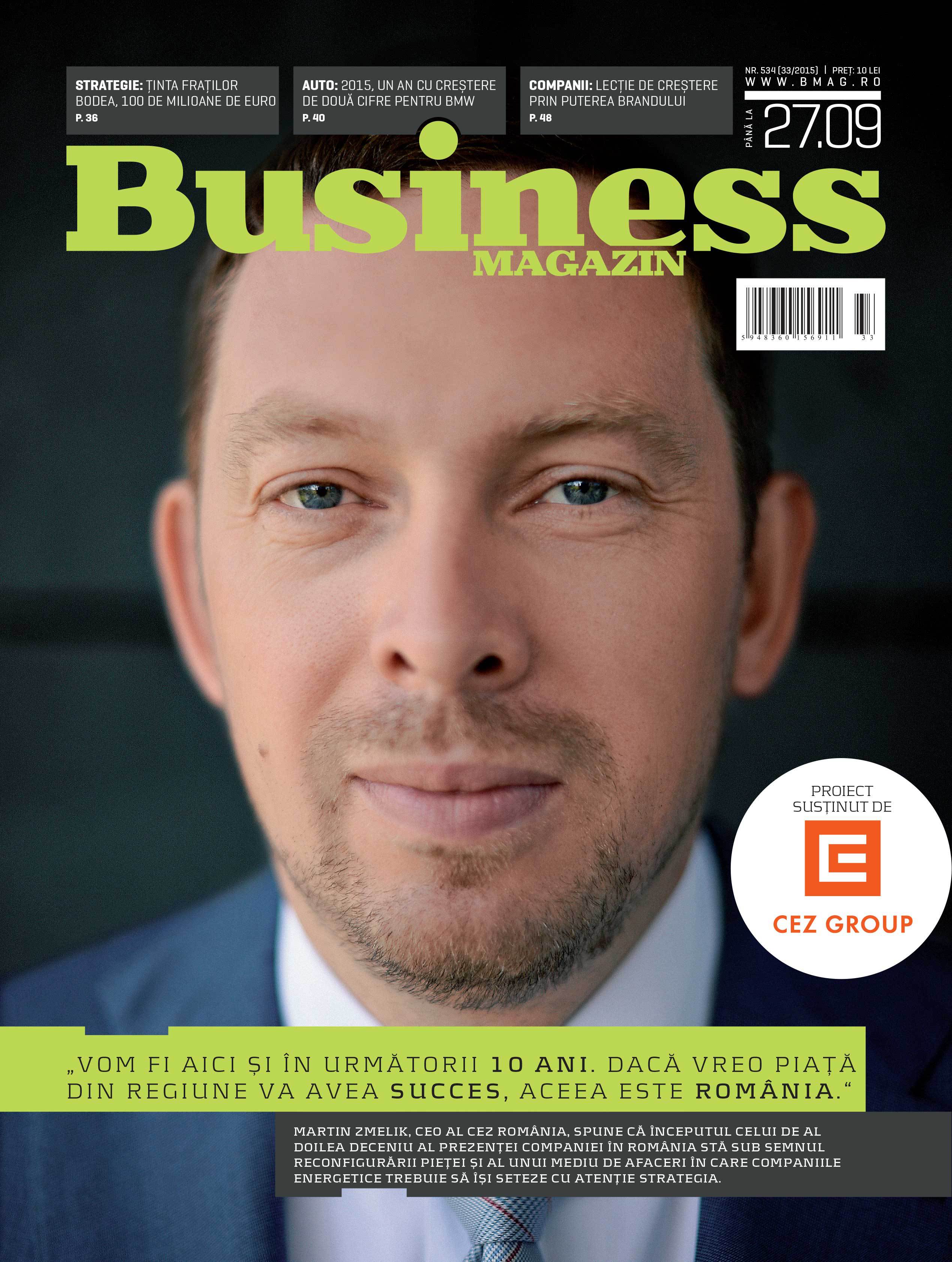 Citește în noul număr Business Magazin din 21 septembrie 2015