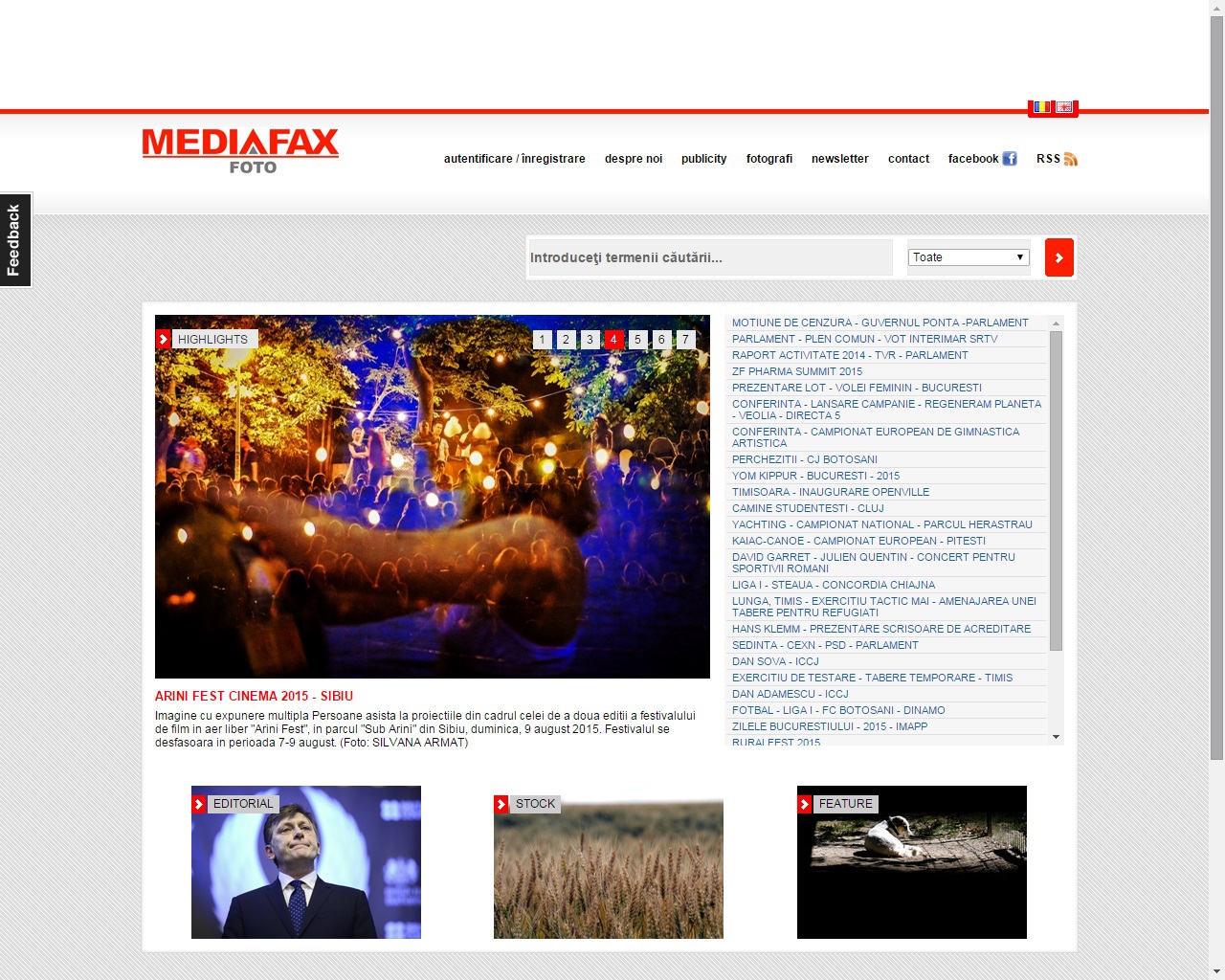 Mediafax Foto, liderul pieței de fotografie de presă, oferă noi posibilități de achiziție a imaginilor
