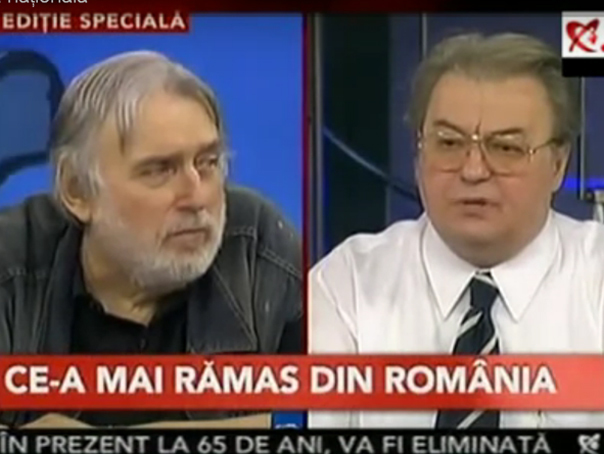 CLIP de colecție: Dialog savuros între Corneliu Vadim Tudor și Adrian Păunescu, chiar înainte ca Păunescu să moară: "Sunt invidios pe gloria ta postumă" - VIDEO