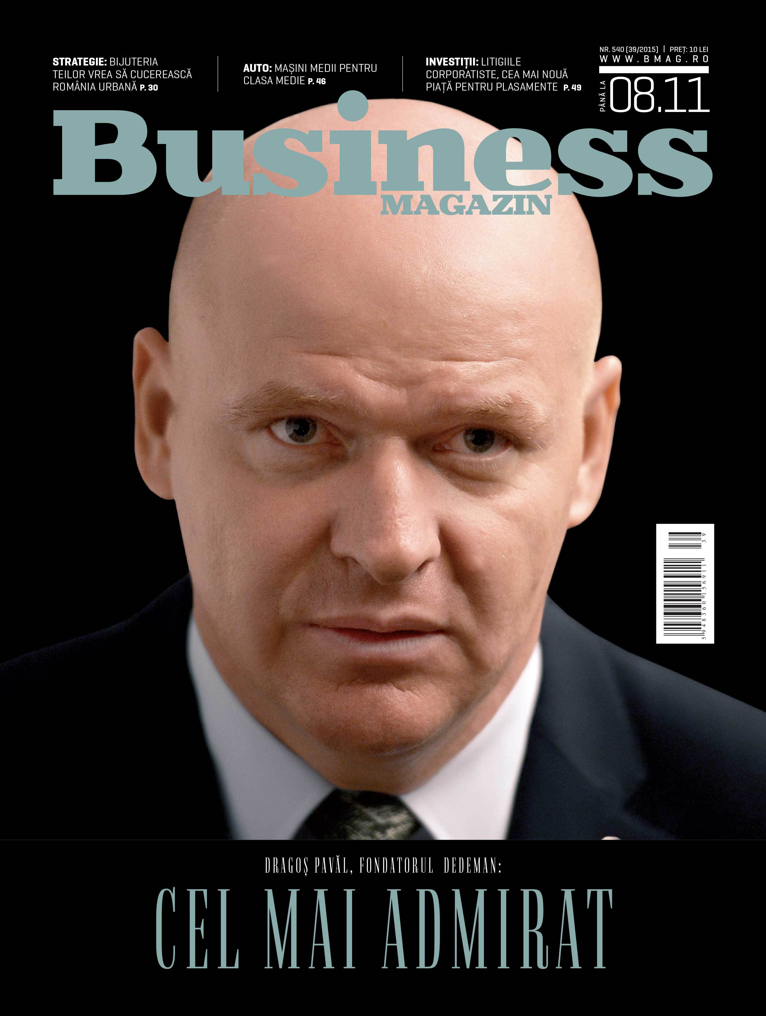 Citește în noul număr Business Magazin din 2 noiembrie 2015