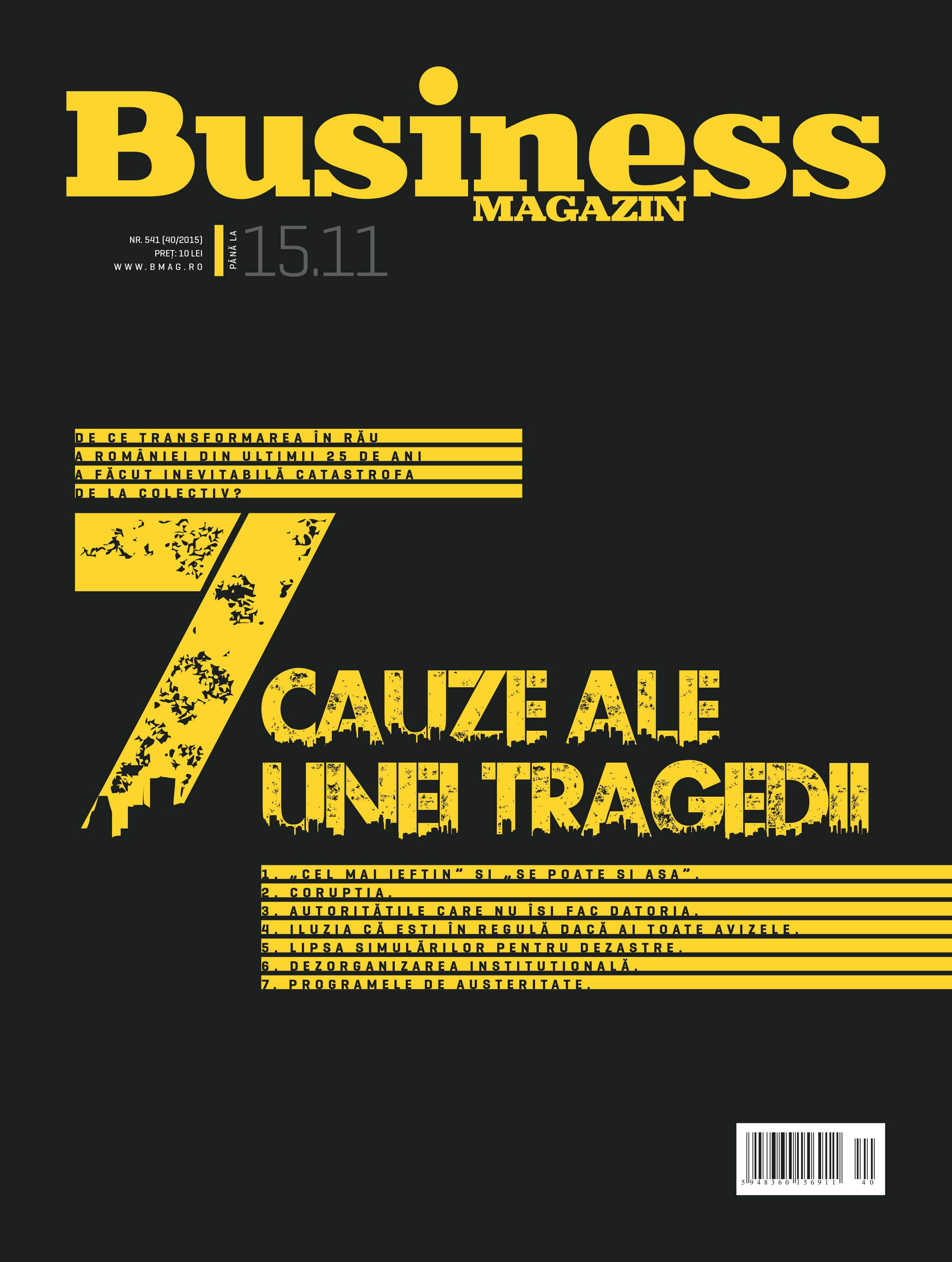 Citește în noul număr Business Magazin din 9 noiembrie 2015