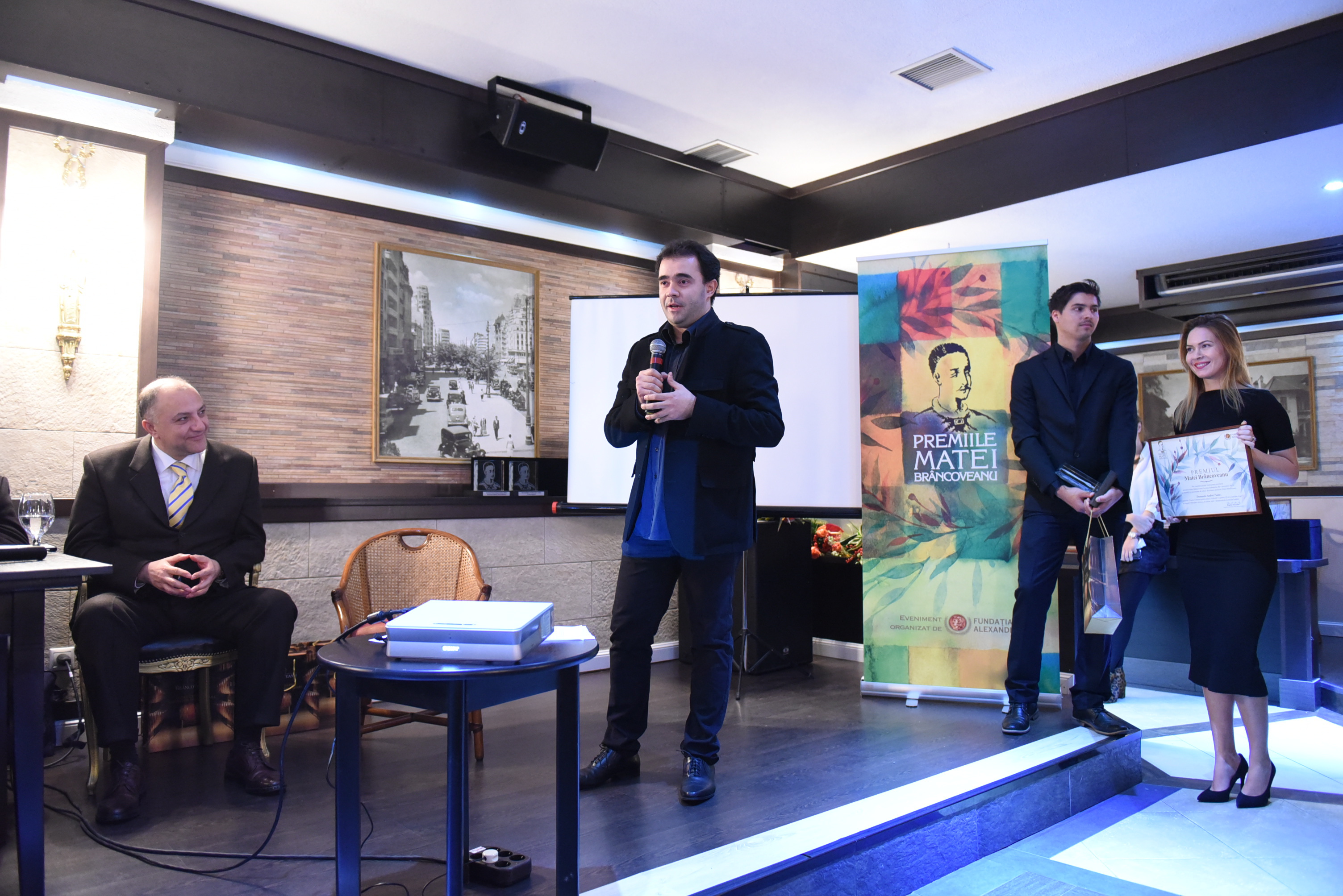 Regizorul Tudor Giurgiu și compozitorul Andrei Tudor, laureați ai premiilor Matei Brâncoveanu