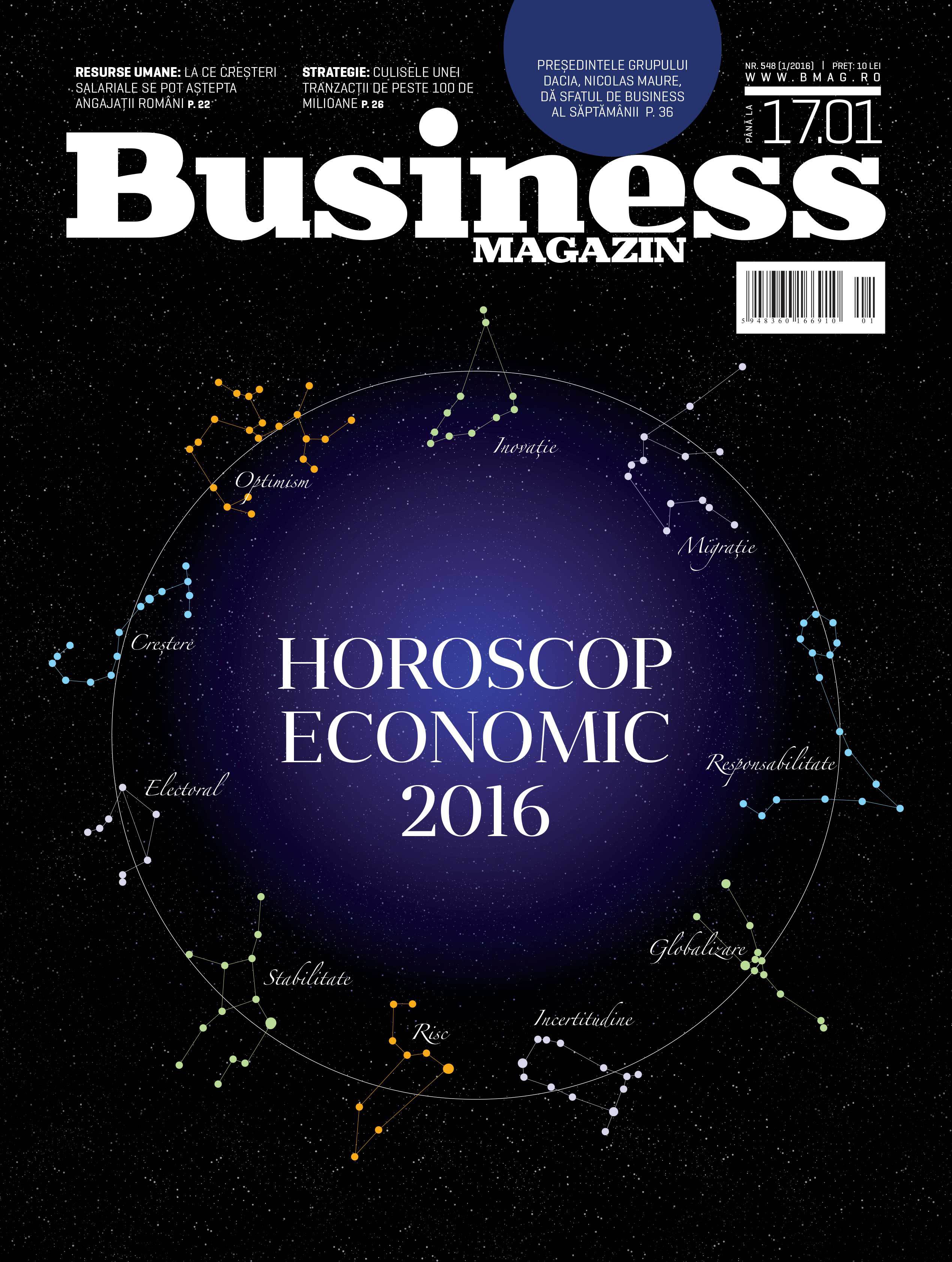 Citește în noul număr Business Magazin din 11 ianuarie 2016