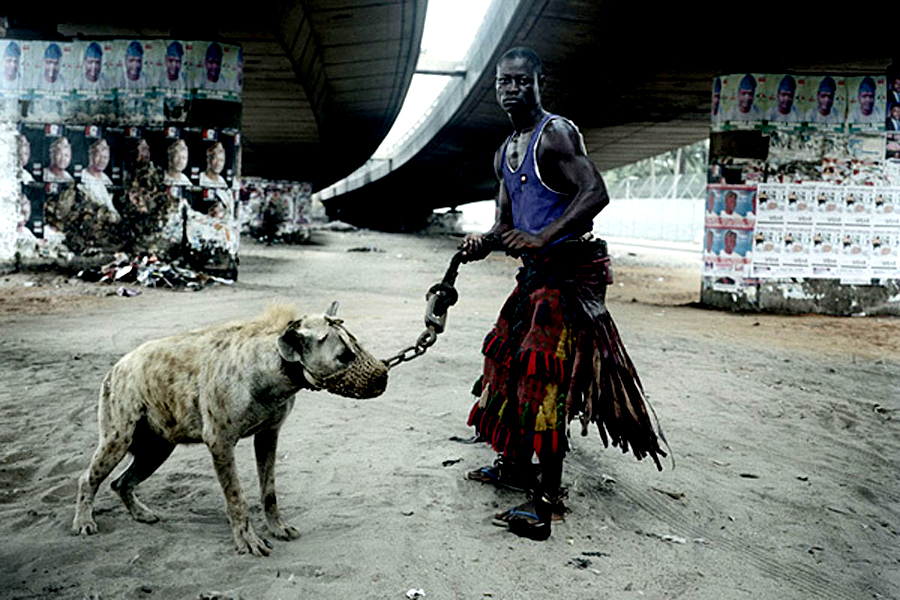 Îmblânzitorii de hiene din Nigeria - GALERIE FOTO