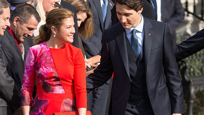 Soția prim-ministrului canadian a purtat o rochie semnată de un designer român într-o vizită la Casa Albă