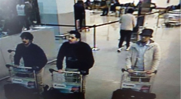 Primele imagini cu presupușii atacatori din Bruxelles