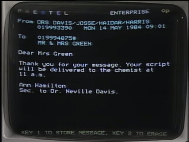 Iată cum se trimitea un e-mail în 1984 -VIDEO