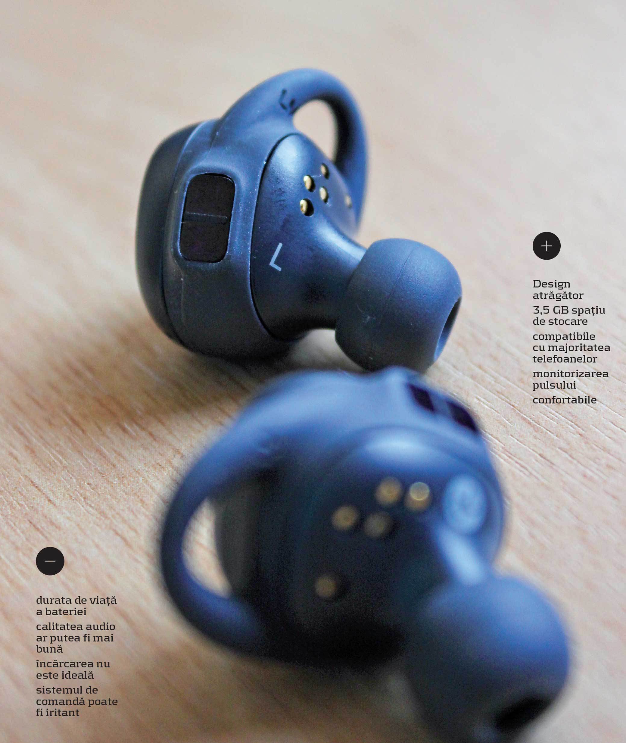 Gadget Review: Samsung Gear IconX, doar pentru amatorii de jogging - FOTO, VIDEO