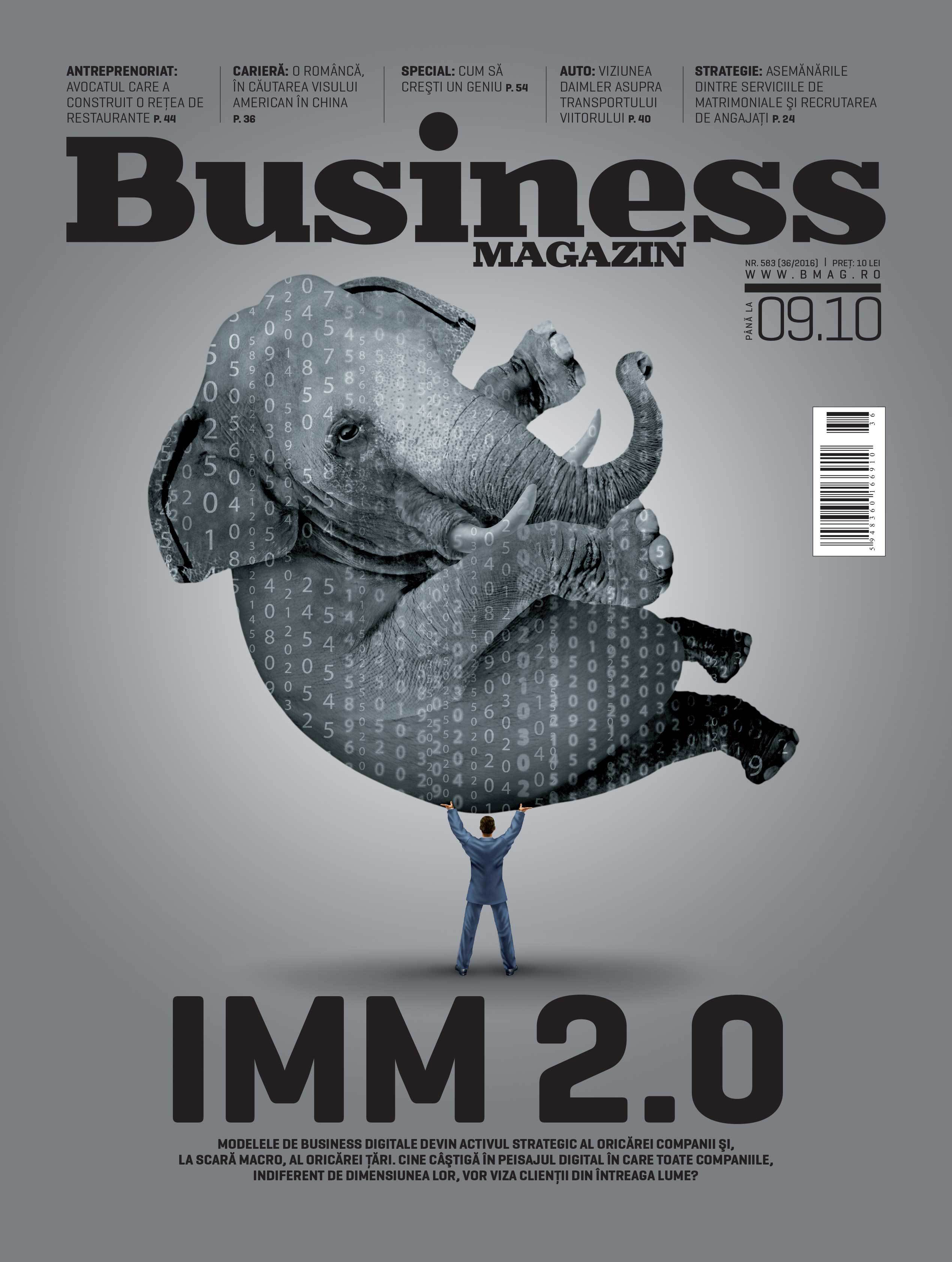 Citește în noul număr Business Magazin din 3 octombrie 2016