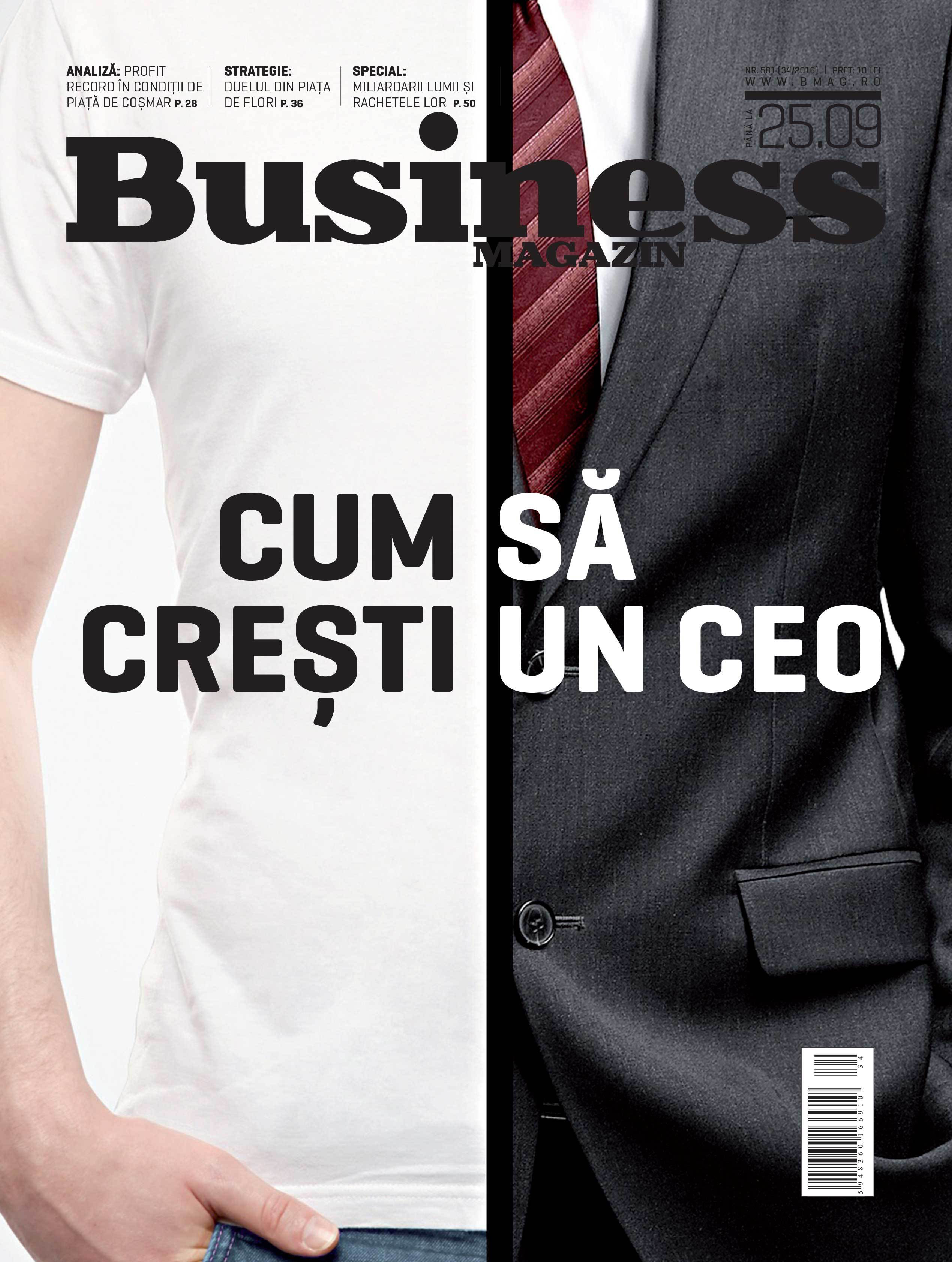 Citește în noul număr Business Magazin din 19 septembrie 2016