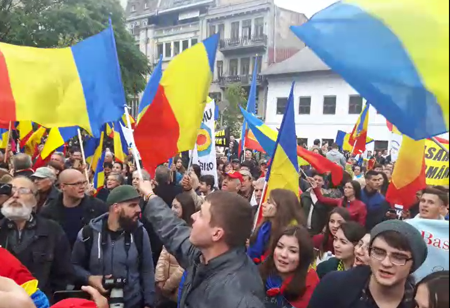 Câteva mii de persoane participă la Marșul pentru Basarabia, în Capitală