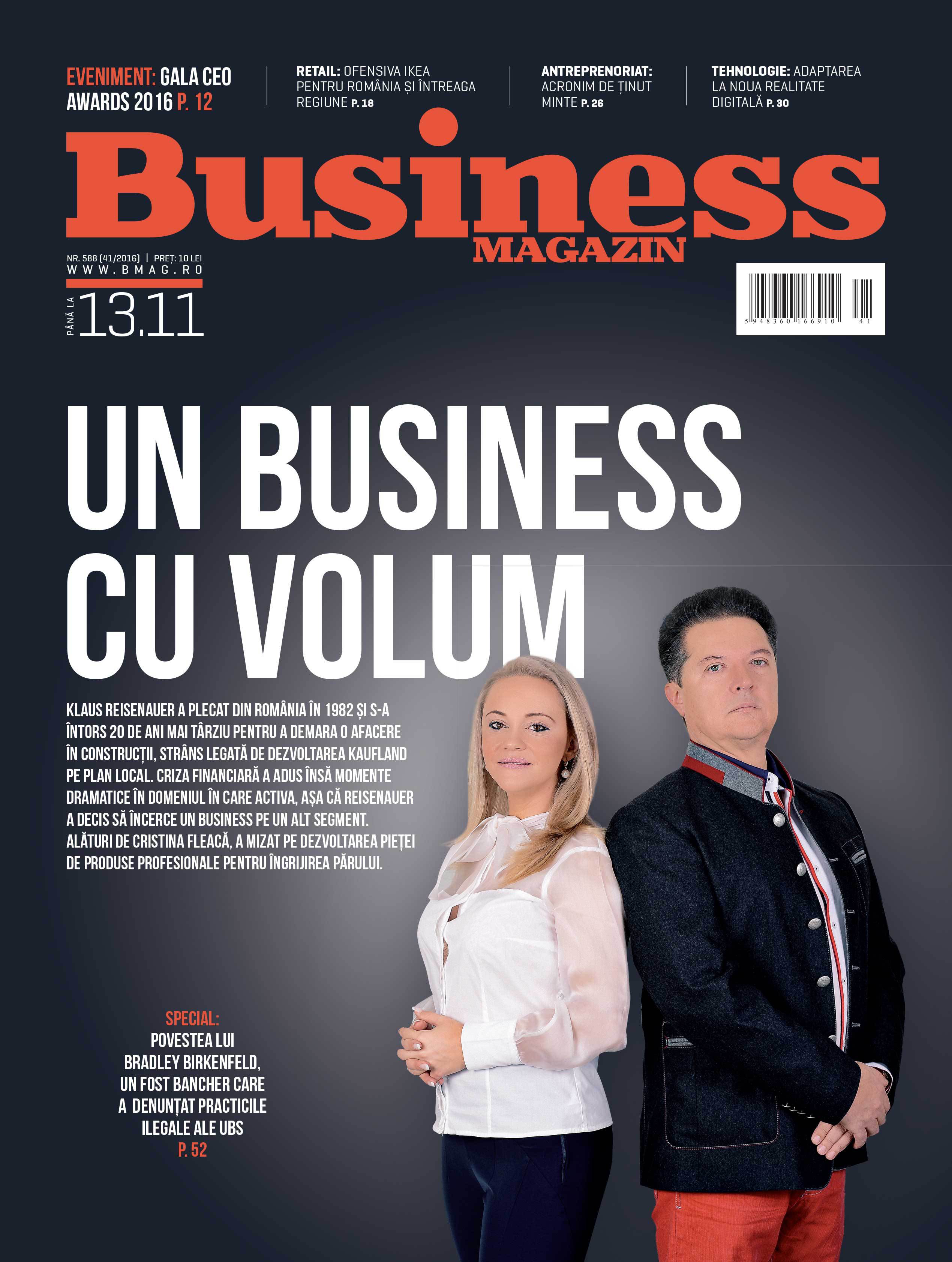 Citește în noul număr Business Magazin din 7 noiembrie 2016