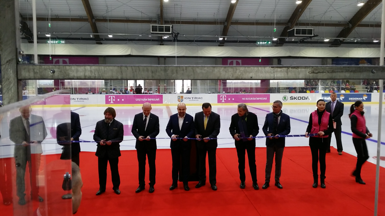 Ion Țiriac: „Am construit în 3 luni un patinoar de 3,6 mil. euro pentru a da un exemplu“
