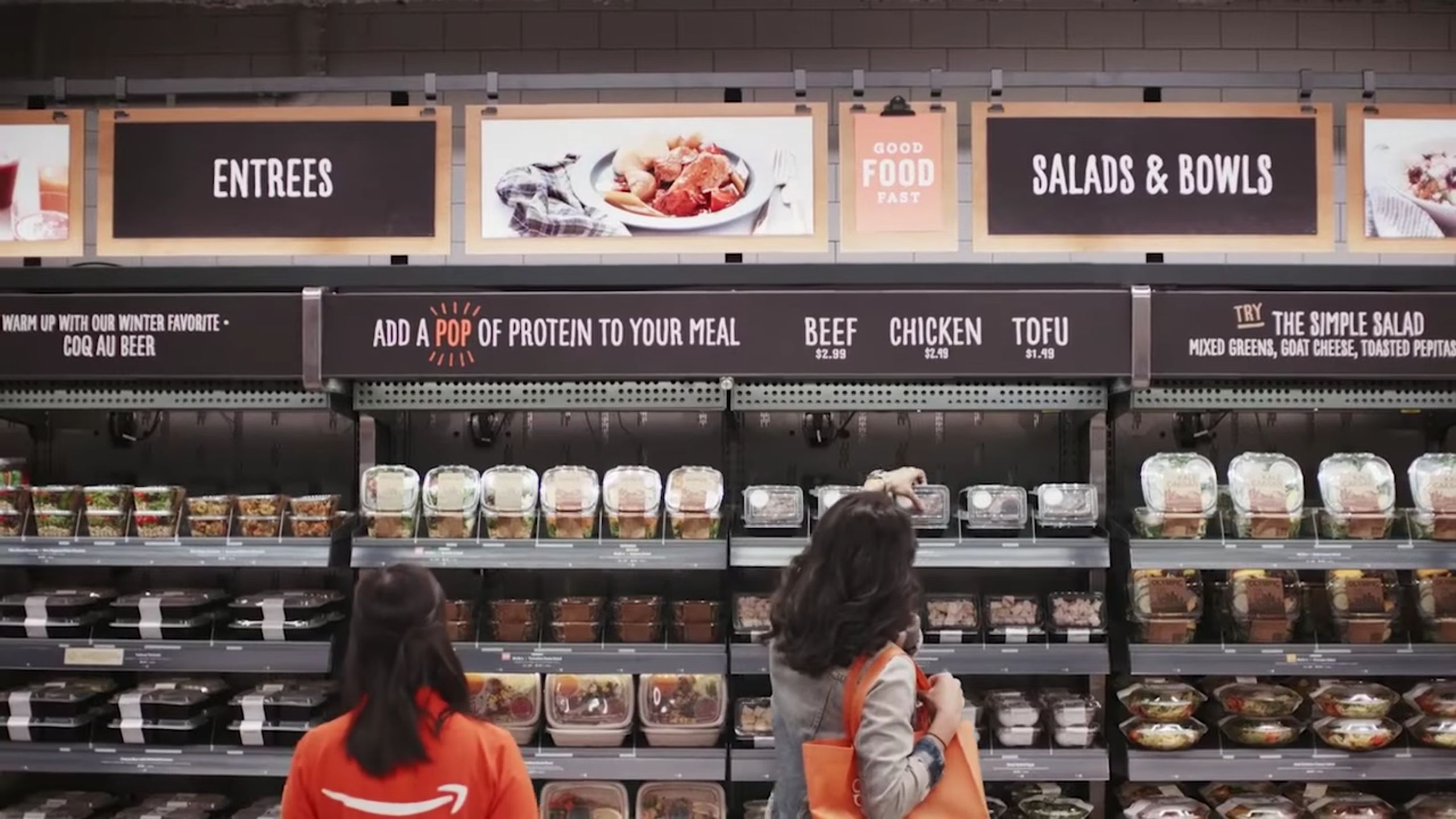 Cum ar fi să intri, pur și simplu, într-un magazin să iei ce produse vrei apoi să pleci. Așa ar putea arăta supermarketul viitorului - VIDEO