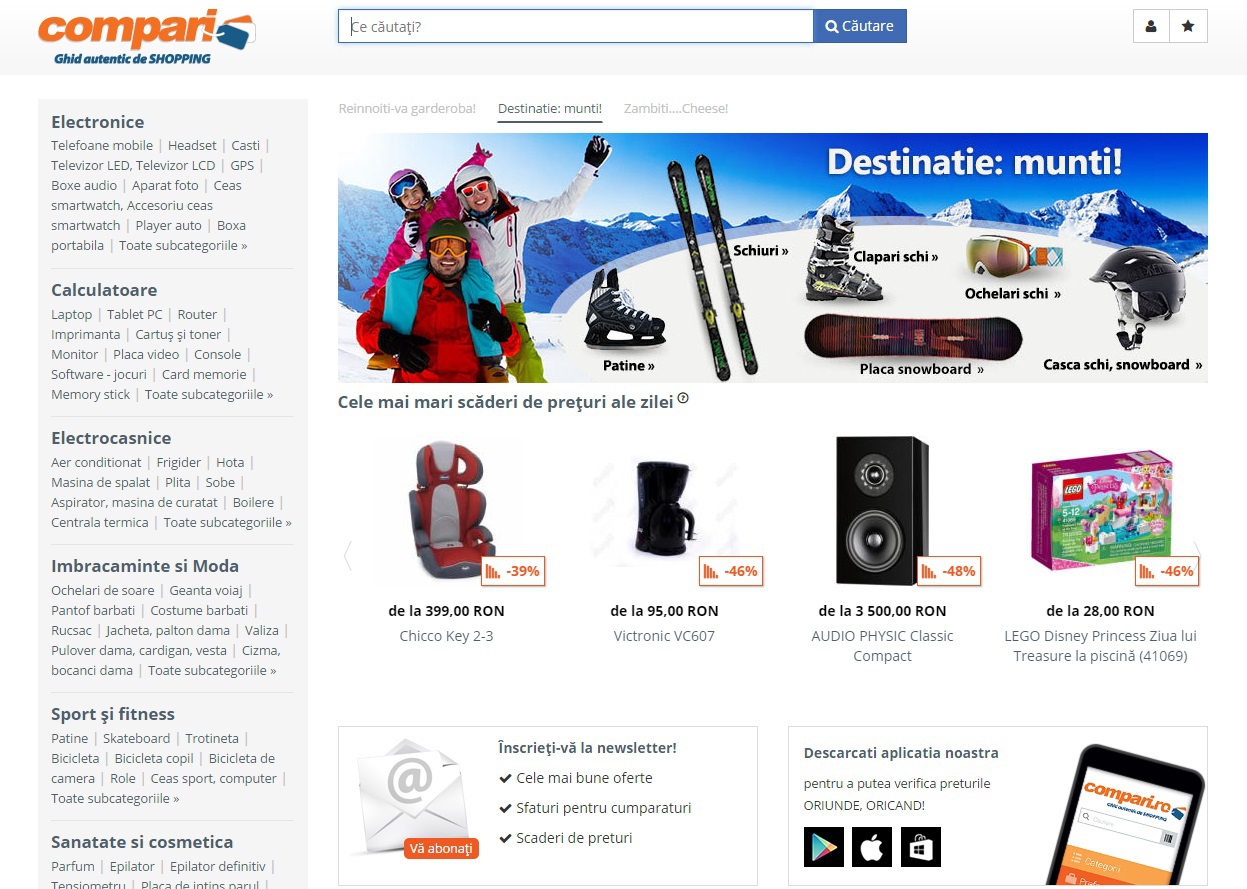 Grupul Naspers vinde site-ul compari.ro
