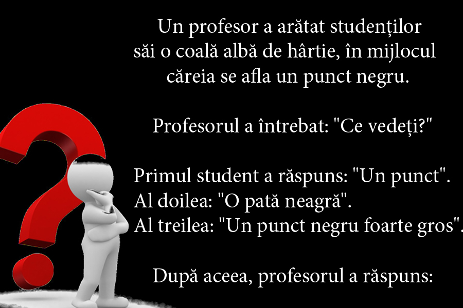Răspunsul surprinzător al unui profesor la această întrebare