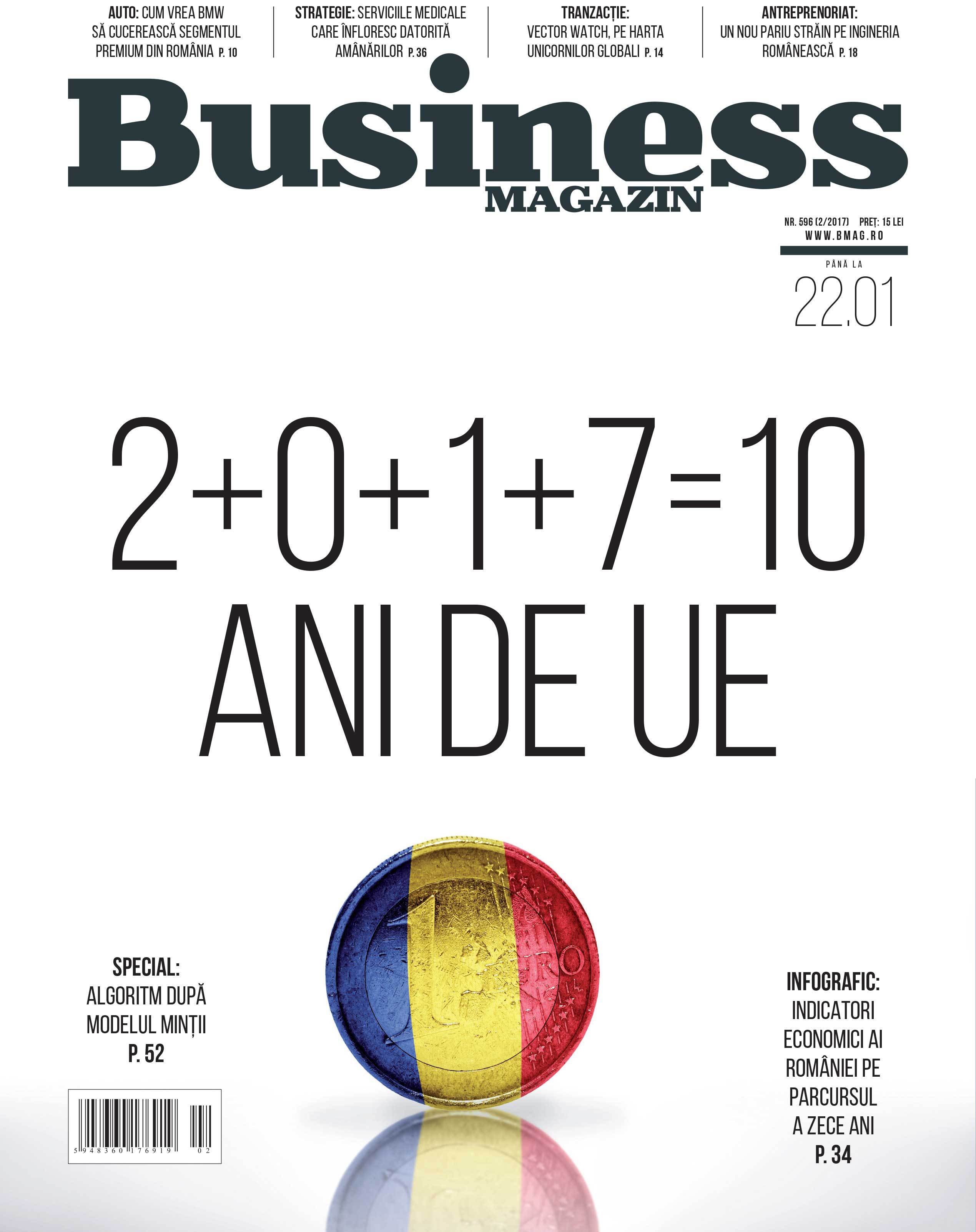 Citește în noul număr Business Magazin din 16 ianuarie 2017