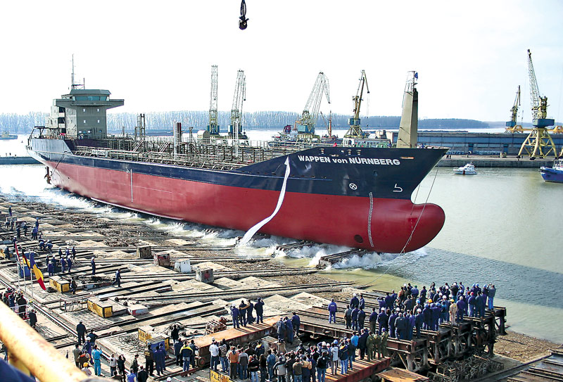 Damen a câștigat un contract cu Germania să construiască la Galați un vas de ultimă generație