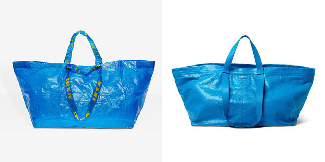 Un brand de fashion de lux a lansat o geantă de 2.145 de dolari care arată identic cu sacoșa Ikea de 99 de cenți. Răspunsul IKEA a ajuns viral