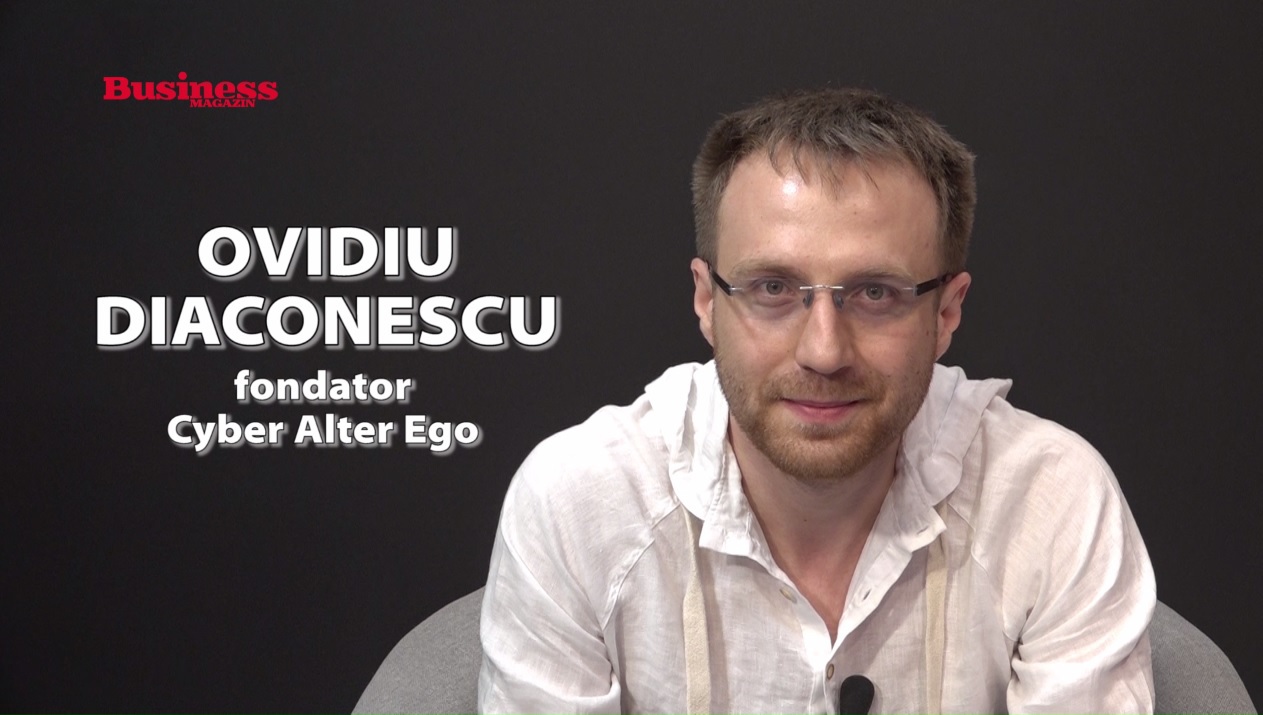 Inspirația zilei în business. Astăzi, Ovidiu Diaconescu, fondator Cyber Alter Ego :"Antreprenorii să se gândească la utilizatori apoi să găsească o soluție la o problemă de-a lor"