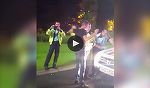 Noi imagini ȘOCANTE! Boureanu CADE LAT după ce este lovit de polițist. Pe fundal, țipetele DISPERATE ale iubitei sale - VIDEO