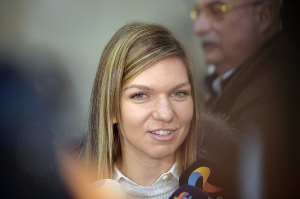 Simona Halep: I-am spus lui Ion Țiriac să nu mă lovească, pentru că se uită toată lumea la noi