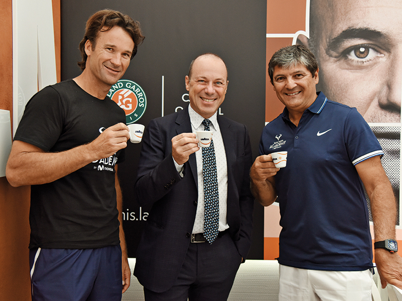 Pe un altfel de podium la Roland-Garros