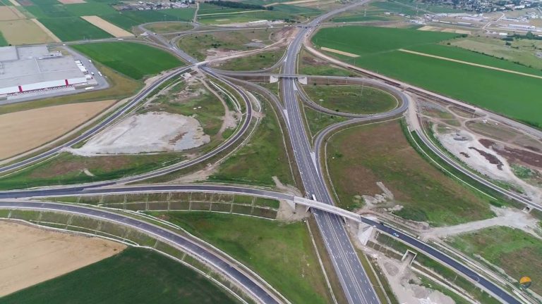 Cel mai spectaculos nod rutier din România care leagă A10, A3 și DN1
