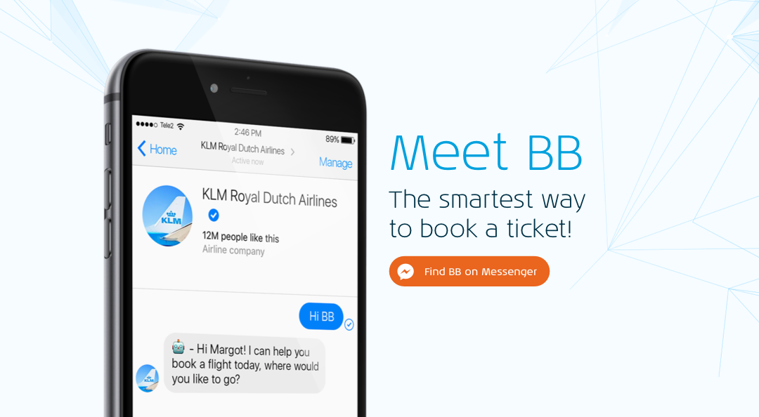Bilete de avion rezervate cu ajutorul inteligentei artificiale, pe Messenger