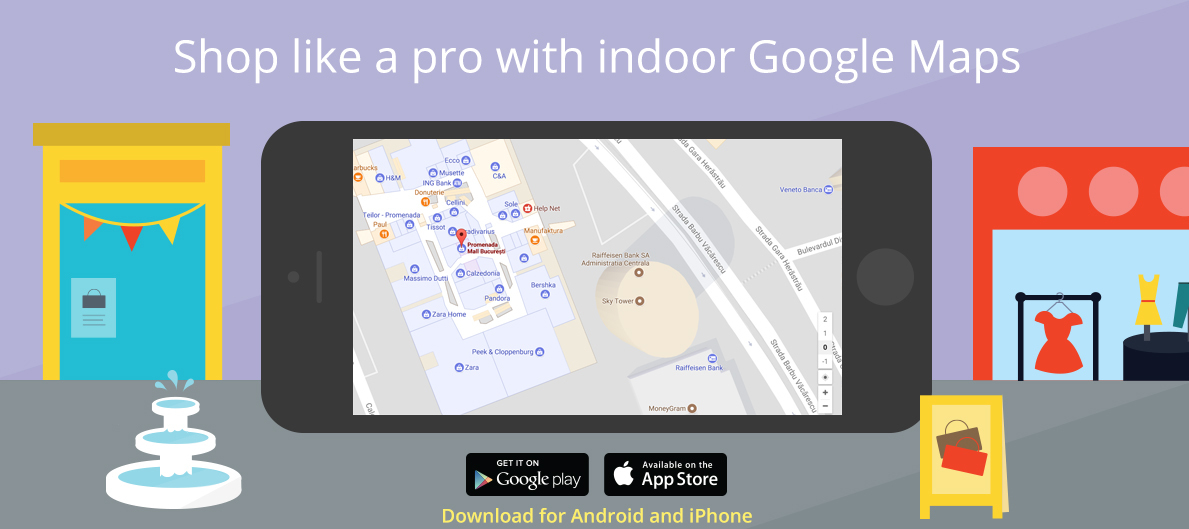 Primele mall-uri din România în care te vei putea orienta cu ajutorul Google Maps